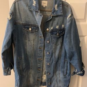 Distressed Jean Jacket